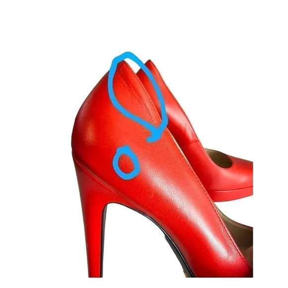 Prada Capretto Platform‎ Pumps Red Size 38.5 - Picture 11 of 15